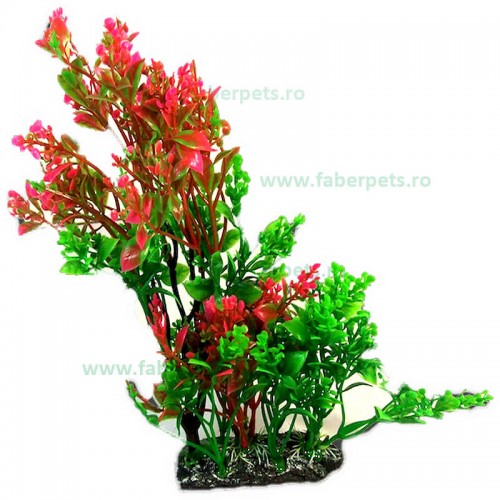 Plante artificiale stufos ambalate cu talpa - 25 cm