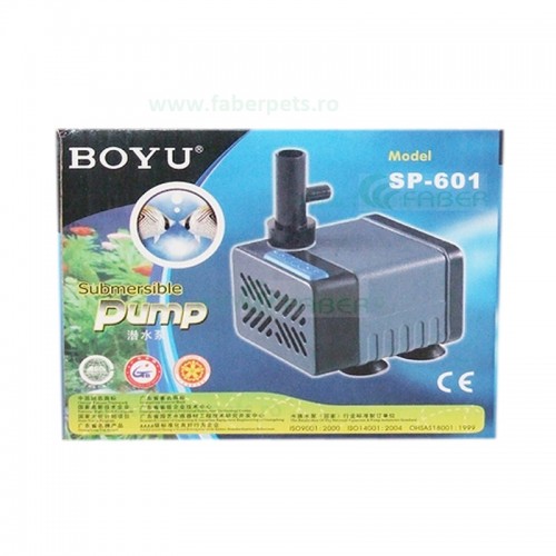 Filtru (pompa) apa arteziana acvariu BOYU SP-601 200L/h 6W