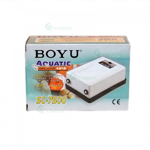Pompa aer acvariu BOYU SC-7500 2*3L/min 3.5W