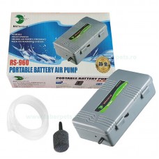 Pompa aer acvariu cu baterie RS-960 2L/min
