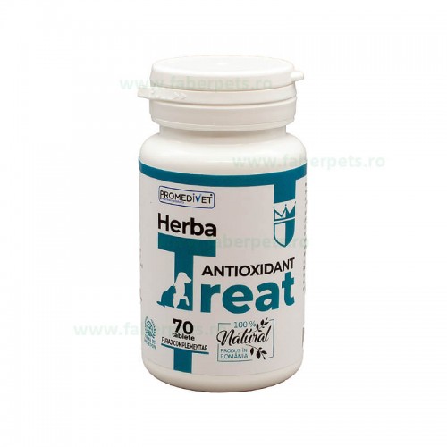 Tablete Herba-Treat Antioxidant ptr caini si pisici 70*1 g