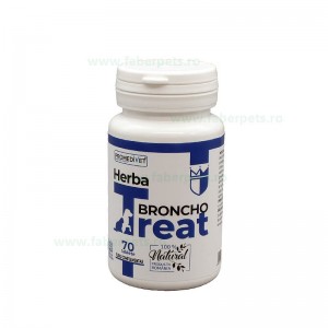 Tablete Herba-Treat Broncho ptr caini si pisici 70*1 g